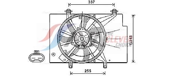 Ventilador do motor AVA Deutschland GmbH ref. FD7582
