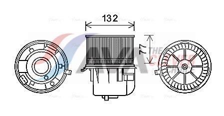 Ventilador habitáculo AVA Deutschland GmbH ref. FD8572