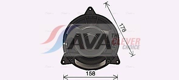 Pulseur d'air habitacle (Ventilateur habitacle) AVA Deutschland GmbH ref. FD8653