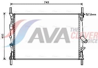 Radiateur moteur (Radiateur de refroidissement) AVA Deutschland GmbH FDA2589