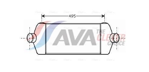 Intercooler, échangeur (Refroidisseur d'air) AVA Deutschland GmbH ref. FDA4406
