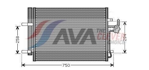 Condenseur, climatisation (Radiateur de climatisation) AVA Deutschland GmbH ref. FDA5428D