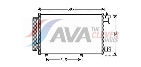 Condenseur, climatisation (Radiateur de climatisation) AVA Deutschland GmbH ref. FDA5439D