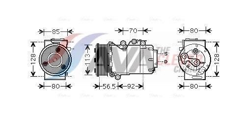 Compresor, aire acondicionado AVA Deutschland GmbH ref. FDAK497