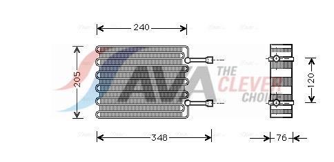 Evaporateur climatisation AVA Deutschland GmbH FDV022