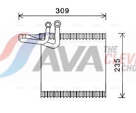 Evaporateur climatisation AVA Deutschland GmbH ref. FDV493