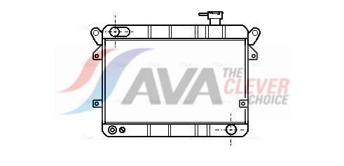Radiador motor AVA Deutschland GmbH ref. FT2017