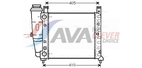 Radiateur moteur (Radiateur de refroidissement) AVA Deutschland GmbH FT2077