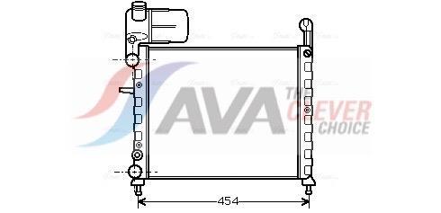 Radiateur moteur (Radiateur de refroidissement) AVA Deutschland GmbH FT2100