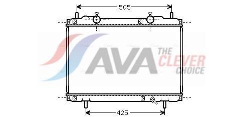 Radiateur moteur (Radiateur de refroidissement) AVA Deutschland GmbH ref. FT2167
