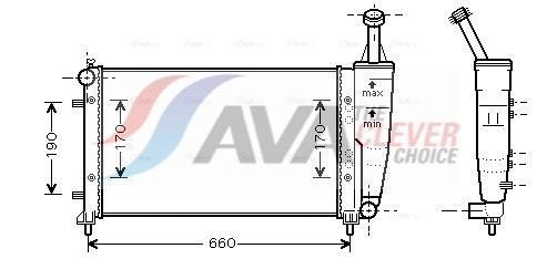Radiateur moteur (Radiateur de refroidissement) AVA Deutschland GmbH ref. FT2300
