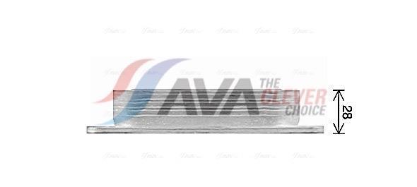 Radiateur d'huile moteur (Refroidisseur d'huile moteur) AVA Deutschland GmbH ref. FT3484