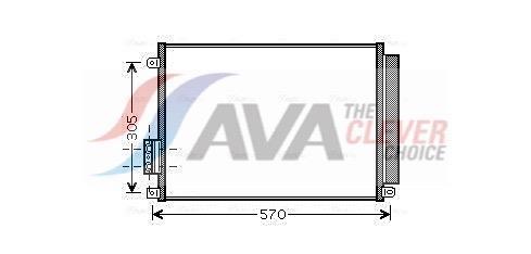 Condenseur, climatisation (Radiateur de climatisation) AVA Deutschland GmbH ref. FT5347D
