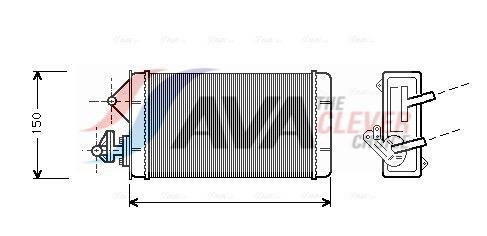 Radiateur de chauffage AVA Deutschland GmbH ref. FT6087