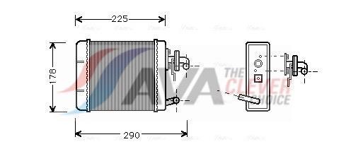 Radiateur de chauffage AVA Deutschland GmbH ref. FT6102