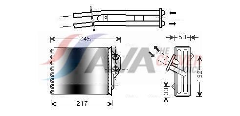 Radiateur de chauffage AVA Deutschland GmbH ref. FT6304