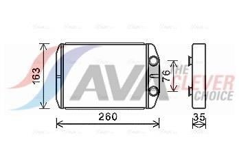Radiateur de chauffage AVA Deutschland GmbH ref. FT6395