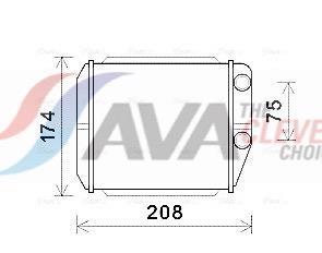 Radiateur de chauffage AVA Deutschland GmbH ref. FT6416