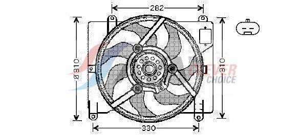 Ventilador do motor AVA Deutschland GmbH ref. FT7503