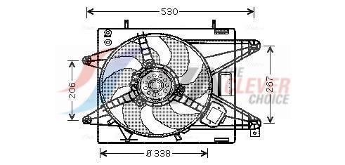 Ventilador do motor AVA Deutschland GmbH ref. FT7510