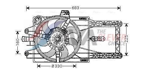 Ventilador do motor AVA Deutschland GmbH ref. FT7529