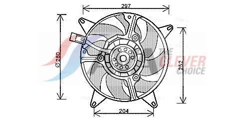 Ventilador do motor AVA Deutschland GmbH ref. FT7544