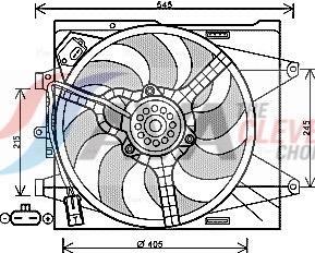 Ventilador do motor AVA Deutschland GmbH ref. FT7564