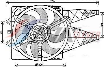 Ventilador do motor AVA Deutschland GmbH ref. FT7568