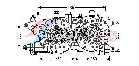 Ventilador do motor AVA Deutschland GmbH ref. FT7569