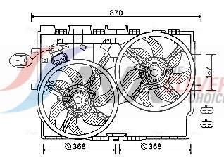 Ventilador do motor AVA Deutschland GmbH ref. FT7585