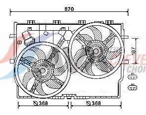 Ventilador do motor AVA Deutschland GmbH ref. FT7586