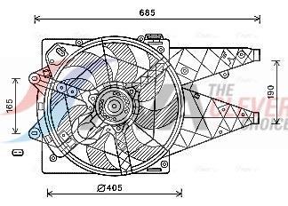 Ventilador do motor AVA Deutschland GmbH ref. FT7595