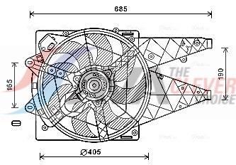 Ventilador do motor AVA Deutschland GmbH ref. FT7597