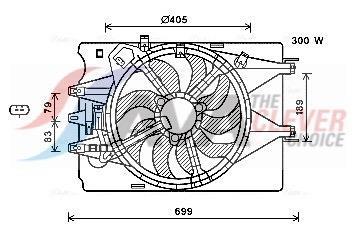 Ventilador do motor AVA Deutschland GmbH ref. FT7600