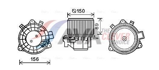 Ventilador habitáculo AVA Deutschland GmbH ref. FT8417