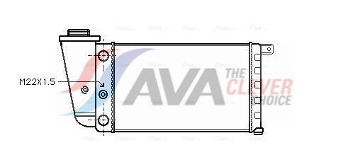 Radiateur moteur (Radiateur de refroidissement) AVA Deutschland GmbH ref. FTA2097