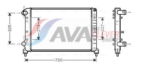 Radiateur moteur (Radiateur de refroidissement) AVA Deutschland GmbH ref. FTA2261