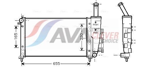 Radiateur moteur (Radiateur de refroidissement) AVA Deutschland GmbH ref. FTA2275