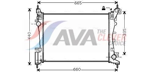 Radiateur moteur (Radiateur de refroidissement) AVA Deutschland GmbH ref. FTA2318