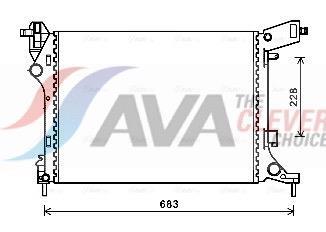 Radiateur moteur (Radiateur de refroidissement) AVA Deutschland GmbH ref. FTA2413
