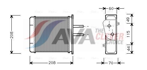 Radiateur de chauffage AVA Deutschland GmbH ref. FTA6150