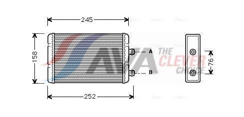 Radiateur de chauffage AVA Deutschland GmbH ref. FTA6220