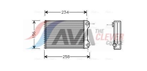 Radiateur de chauffage AVA Deutschland GmbH ref. FTA6242