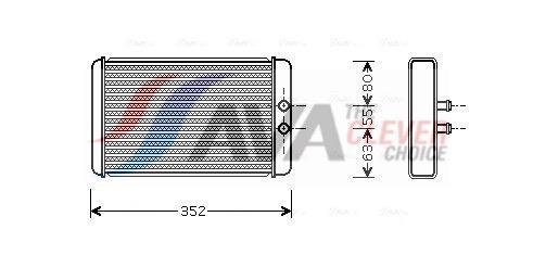 Radiateur de chauffage AVA Deutschland GmbH ref. FTA6265
