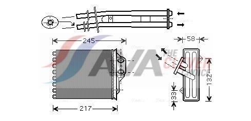 Radiateur de chauffage AVA Deutschland GmbH ref. FTA6350