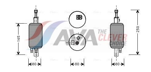 Filtre déshydrateur du circuit de climatisation AVA Deutschland GmbH ref. FTD029