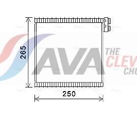 Evaporateur climatisation AVA Deutschland GmbH ref. FTV442