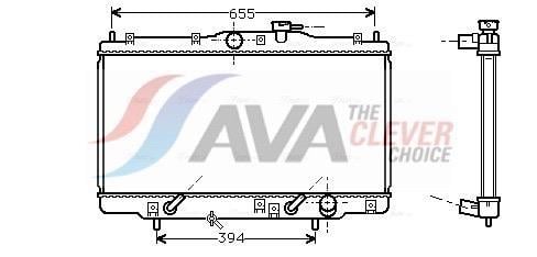 Radiateur moteur (Radiateur de refroidissement) AVA Deutschland GmbH ref. HD2071