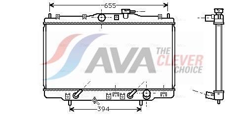 Radiateur moteur (Radiateur de refroidissement) AVA Deutschland GmbH ref. HD2102