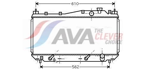 Radiateur moteur (Radiateur de refroidissement) AVA Deutschland GmbH ref. HD2114
